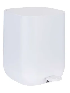 Wenko Mülleimer<Treteimer "Davos" in Weiß - 6,5 l