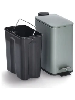 Zeller Mülleimer<Treteimer in Grün - 5 l