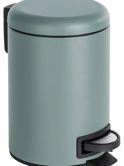 Wenko Mülleimer<Treteimer "Leman" in Grau - 3 l