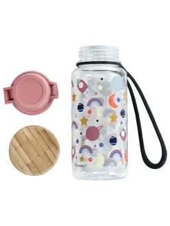 Kindsgut Aufbewahren & Servieren<Trinkflasche "Weltraum" in Rosa - 400 ml