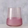 Boltze Gedeckter Tisch<Trinkglas ''Moluna'' in Rosa - (H)10 x Ø 9 cm