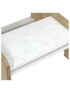 The Home Deco Kids Kindermöbel|Sitzmöbel<Tritthocker in Weiß/ Beige - (B)30 x (H)33 x (T)30 cm