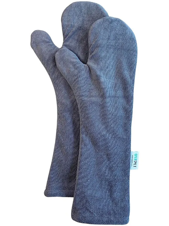 Paws&Whiskers Hunde<Trocknungshandschuhe in Grau - (L)38 x (B)17 cm