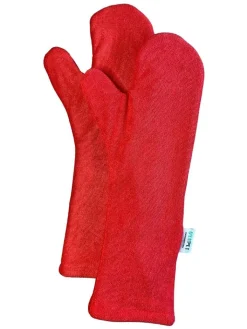 Paws&Whiskers Hunde<Trocknungshandschuhe in Rot - (L)38 x (B)17 cm