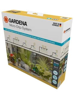 Gardena Gartendekoration<Tropfbewässerungssystem "Micro-Drip" in Schwarz