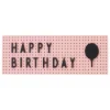 Design Letters Wanddekoration<Türschild "The sign" in Rosa - (B)21 x (H)7,6 cm