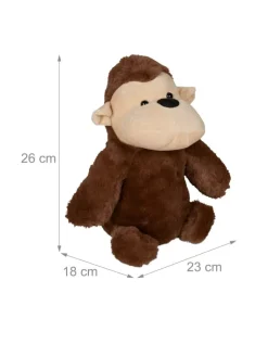 relaxdays Tür- & Zugluftstopper<Türstopper "Affe" in Braun