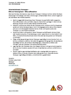 kobolo Tür- & Zugluftstopper<Türstopper BOULANGERIE in Braun