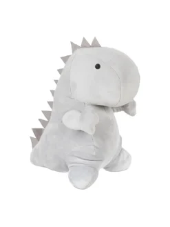relaxdays Tür- & Zugluftstopper<Türstopper "Dino" in Grau