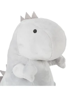 relaxdays Tür- & Zugluftstopper<Türstopper "Dino" in Grau