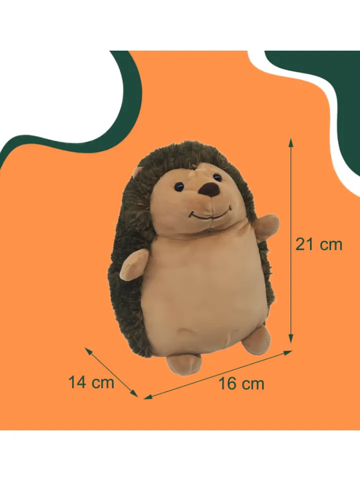 relaxdays Tür- & Zugluftstopper<Türstopper "Igel" in Braun