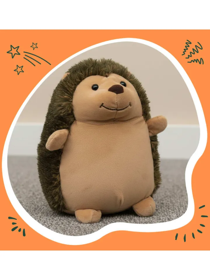 relaxdays Tür- & Zugluftstopper<Türstopper "Igel" in Braun