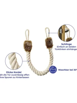 Wenko Tür- & Zugluftstopper<Türstopper in Hellbraun - (L)72 cm