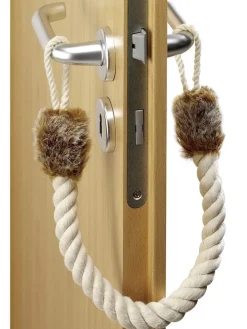 Wenko Tür- & Zugluftstopper<Türstopper in Hellbraun - (L)72 cm