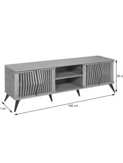 MCW Möbel-Sets<TV-Rack M45, 3D-Design Staufächer