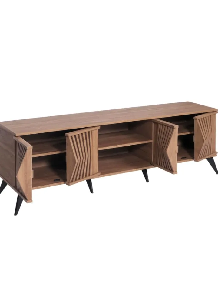 MCW Möbel-Sets<TV-Rack M45, 3D-Design Staufächer
