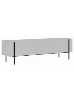 Evila Regale & Schränke<TV-Regal ''Herman'' in Weiß - (B)160 x (H)45,6 x (T)31,4 cm