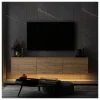 Evila Regale & Schränke<TV-Regal in Natur - (B)160 x (H)35 x (T)32 cm