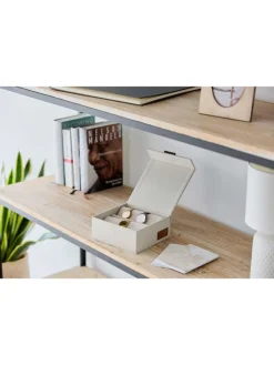 STORE IT Kisten & Körbe<Uhrenbox ''Premium'' in Creme - (B)16,5 x (H)7 x (T)16,5 cm