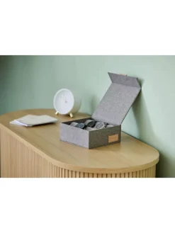 STORE IT Kisten & Körbe<Uhrenbox ''Premium'' in Grau - (B)16,5 x (H)7 x (T)16,5 cm
