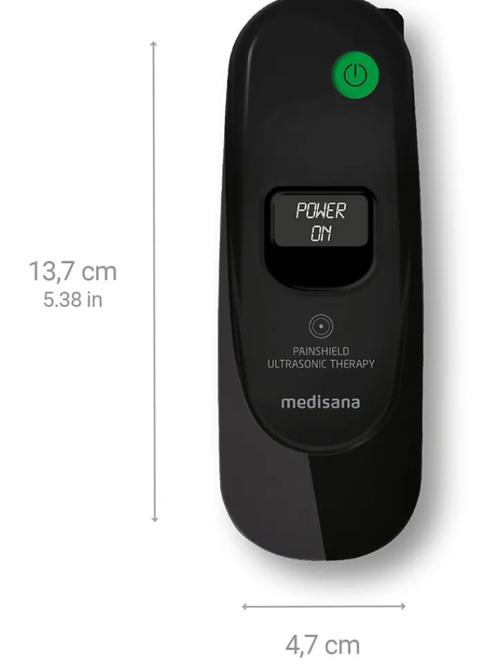 Medisana Pflege & Gesundheit<Ultraschall-Therapie "PT 100 PainShield" in Schwarz