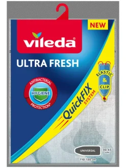 Vileda Putz- & Waschutensilien<Universal-Bügeltischbezug "Ultrafresh" in Grau/ Blau