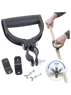 Wenko Gartendekoration<Universal-Griff in Schwarz - (B)12,5 cm