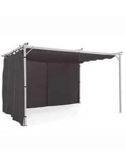 Inkazen Gartenmöbel<Universalvorhang für Pergola in Grau - (L)215 x (B)290 cm