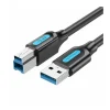 Wisam® Tablets, Konsolen & Elektronisches Spielzeug<USB 3.0 A auf B Druckkabel - Adapter-Kabel 2A 1m PVC Schwarz