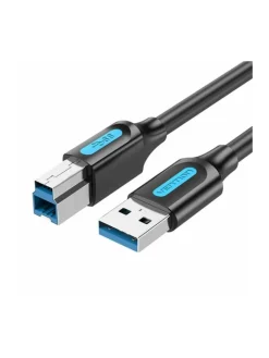 Wisam® Tablets, Konsolen & Elektronisches Spielzeug<USB 3.0 A auf B Druckkabel - Adapter-Kabel 2A 1m PVC Schwarz