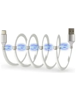 GRUNDIG Technikzubehör<USB-A-USB Typ-C-Kabel in Weiß - (L)100 cm