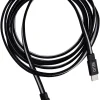 Design Letters Technikzubehör<USB-C-Kabel in Schwarz/ Weiß - 200 cm