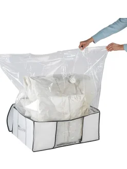 Wenko Kisten & Körbe<Vakuum-Box in Weiß - (B)50 x (H)27 x (T)65 cm