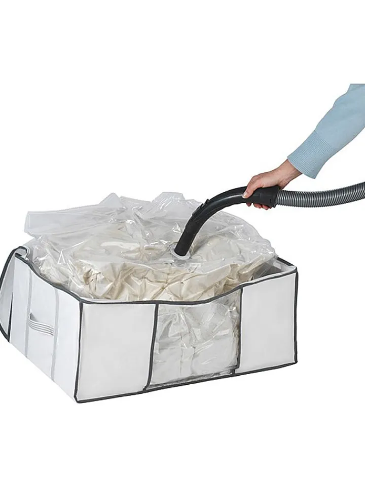 Wenko Kisten & Körbe<Vakuum-Box in Weiß - (B)50 x (H)27 x (T)65 cm