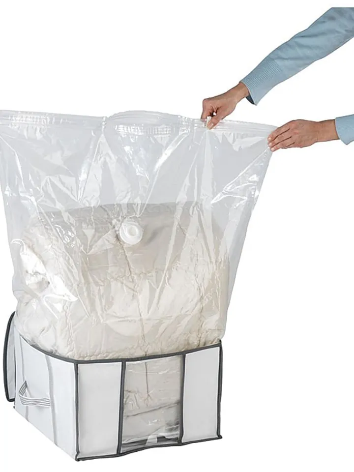 Wenko Kisten & Körbe<Vakuum-Tasche in Weiß - (B)40 x (H)42 x (T)25 cm