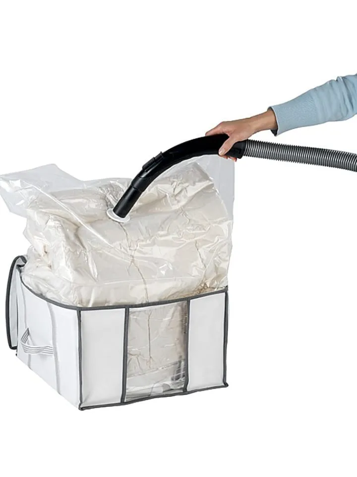 Wenko Kisten & Körbe<Vakuum-Tasche in Weiß - (B)40 x (H)42 x (T)25 cm
