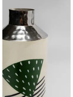 Kare Kerzen, Vasen & Mehr<Vase "Abstract Counterpart" in Creme - (H)31,5 x Ø 10 cm