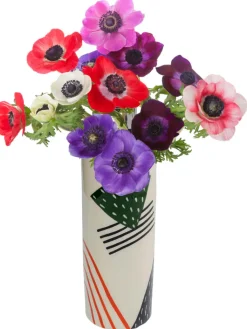 Kare Kerzen, Vasen & Mehr<Vase "Abstract Counterpart" in Creme - (H)31,5 x Ø 10 cm