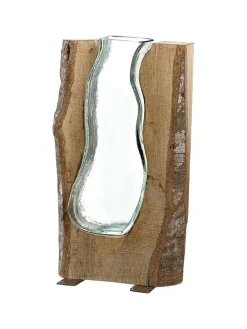 LEONARDO Kerzen, Vasen & Mehr<Vase "Casolare" in Braun - (H)36 cm