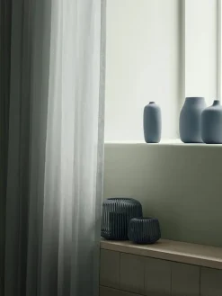 Blomus Kerzen, Vasen & Mehr<Vase "Colora" in Hellgrau - (H)20 x Ø 14 cm