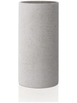 Blomus Kerzen, Vasen & Mehr<Vase "Coluna" in Grau - (H)24 x Ø 12 cm