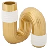 Mauro Ferretti Kerzen, Vasen & Mehr<Vase in Gold - (B)10,5 x (H)12,5 x (T)10,5 cm