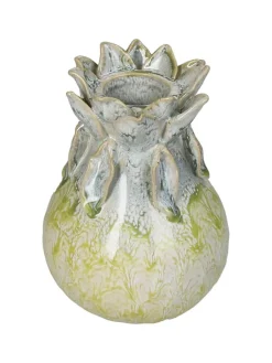 Kersten Kerzen, Vasen & Mehr<Vase in Grün - (H)15 x Ø 11,5 cm