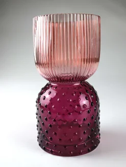 AM Design Kerzen, Vasen & Mehr<Vase in Pink - (H)25 x Ø 12 cm