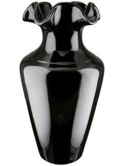 GILDE Kerzen, Vasen & Mehr<Vase in Schwarz - (H)40 x Ø 20,5 cm