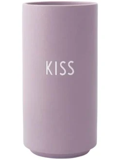 Design Letters Kerzen, Vasen & Mehr<Vase "Kiss" in Lila - (H)11 x Ø 5,5 cm