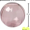 FYNCH-HATTON Kerzen, Vasen & Mehr<Vase "Kwabene" in Rosa - (H)25 x Ø 25 cm