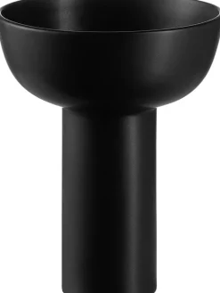 Blomus Kerzen, Vasen & Mehr<Vase "Miyabi" in Schwarz - (H)21 x Ø 17 cm