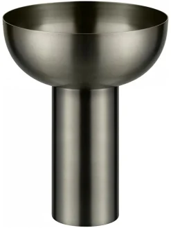 Blomus Kerzen, Vasen & Mehr<Vase "Miyabi" in Silber - (H)21 x Ø 17 cm