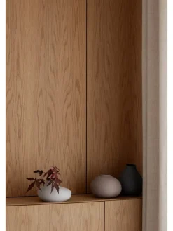 Blomus Kerzen, Vasen & Mehr<Vase "Nona" in Grau - (B)15 x (H)17 x (T)15 cm
